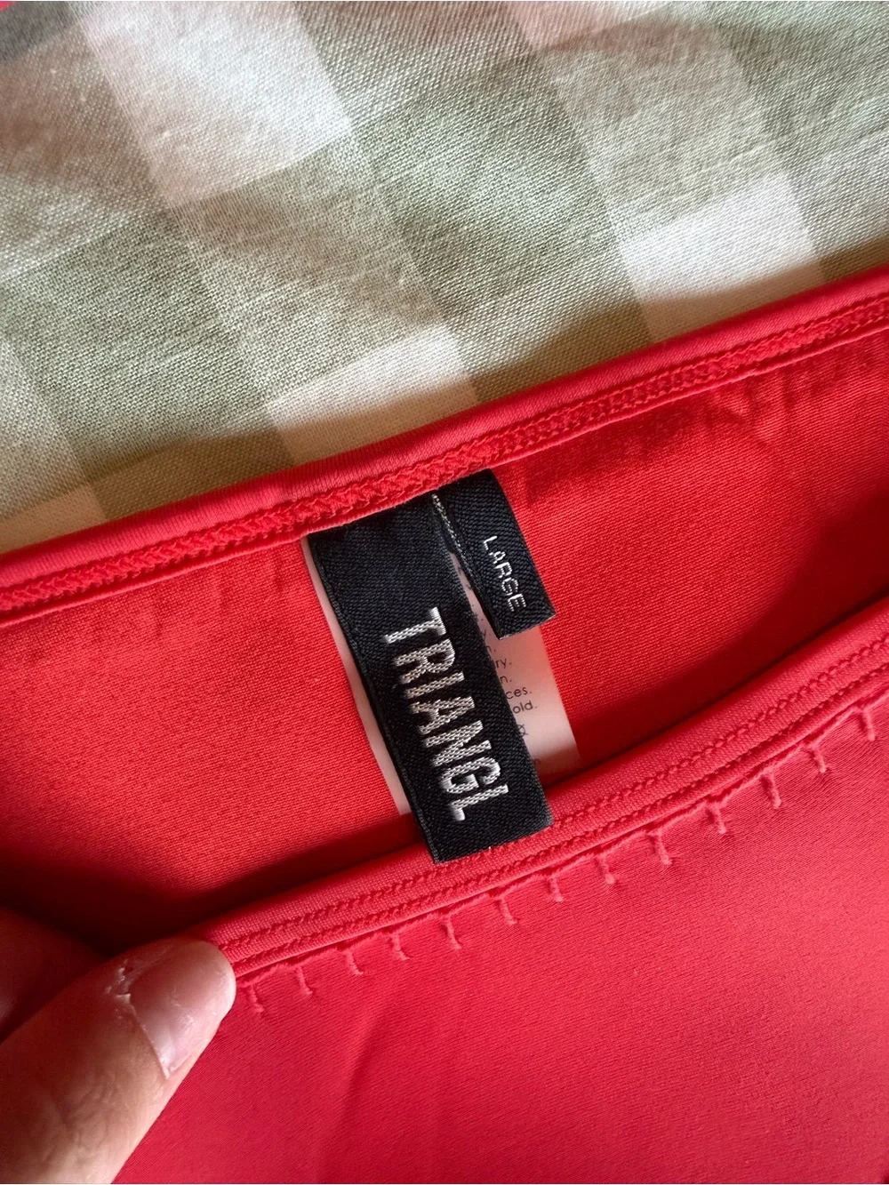 triangl swimwear bold red